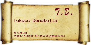 Tukacs Donatella névjegykártya